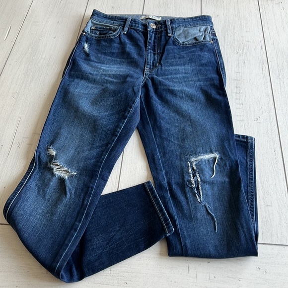 Guess Los Angeles High Rise Skinny Distressed Jeans Size 26 - Picture 1 of 15